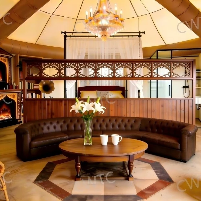 Pripučiama glamping palapinė